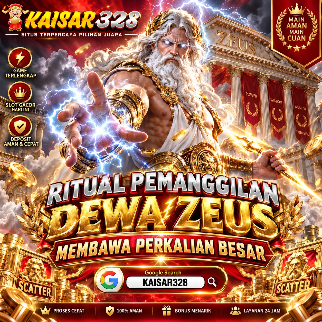 KAISAR328: Ritual Pemanggilan Dewa Zeus Membawa Perkalian besar